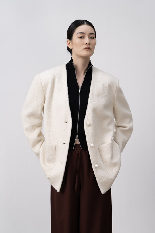 Eleganter strukturierter Blazer für Frauen Shop Nory