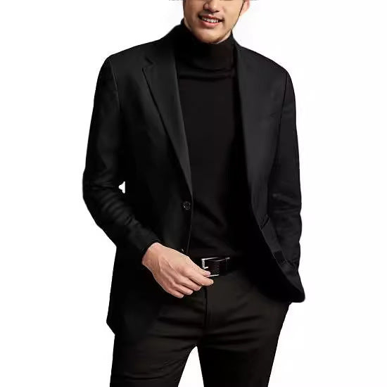 Herren eleganter Sakko mit modernem Schnitt und maßgeschneiderter Passform