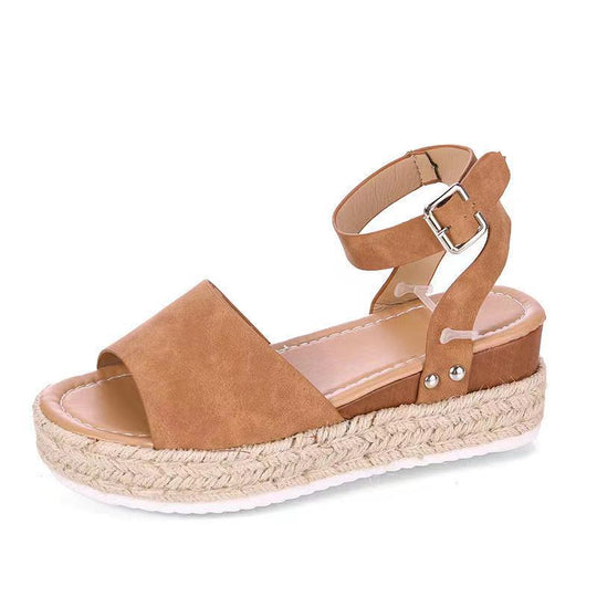 Damen Espadrille Sandalen mit verstellbarem Riemen