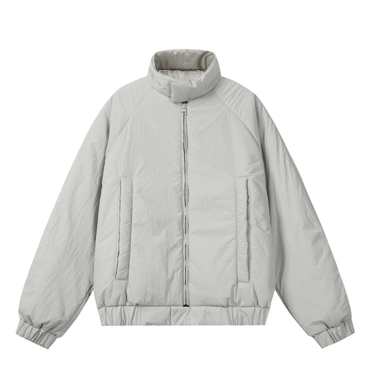 Unisex Boxy-wattierte Kurzjacke mit voluminösem Funnelkragen Shop Nory