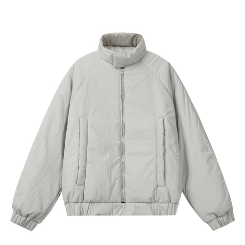 Unisex Boxy-wattierte Kurzjacke mit voluminösem Funnelkragen Shop Nory