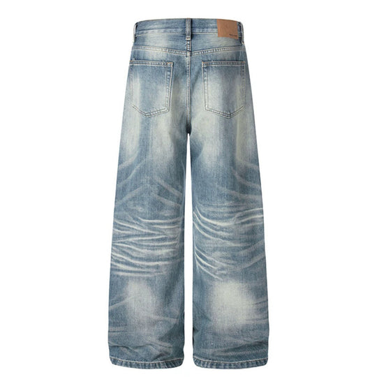 Damen weite High‑Waist Culotte-Jeans mit Used-Effekt Shop Nory