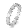 Damen Ring mit stilvollem Sternenmuster Shop Nory