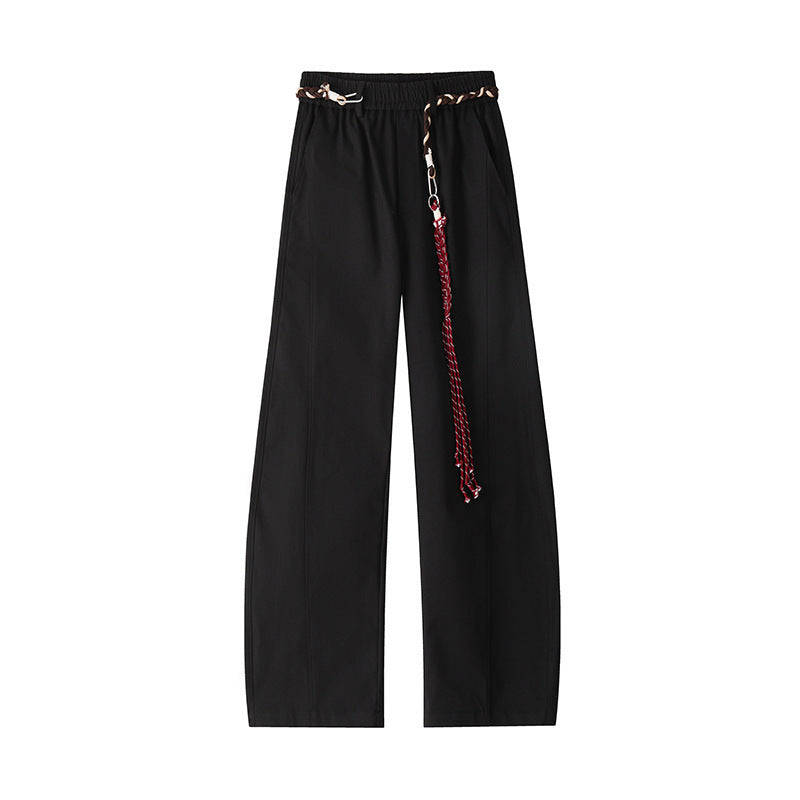Herren Weit geschnittene Bundfaltenhose im Streetwear-Look mit extra weitem Bein Shop Nory