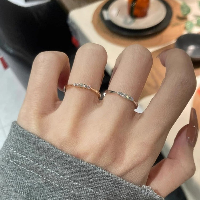 Damen Hochwertiger Zirkonia-Edelstahlring mit elegantem Design Shop Nory