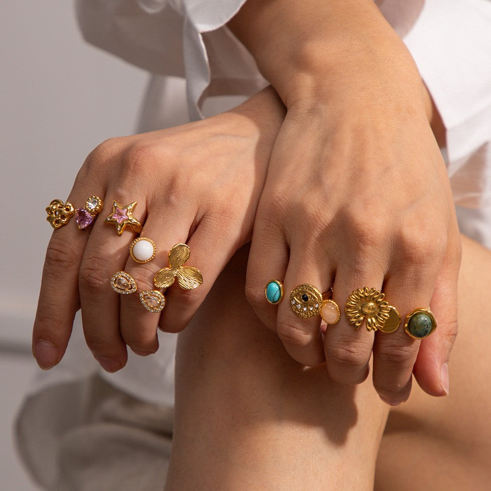 Damen Offenes Armreif mit elegantem Münzdesign Shop Nory