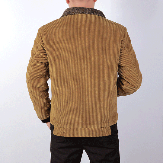 Herren Cord-Blouson mit Sherpa-Kragen und wärmender Teddyfutter-Innenseite Shop Nory