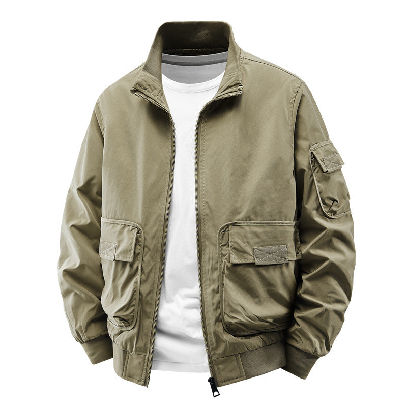 Herren praktische Bomberjacke mit Taschen Shop Nory