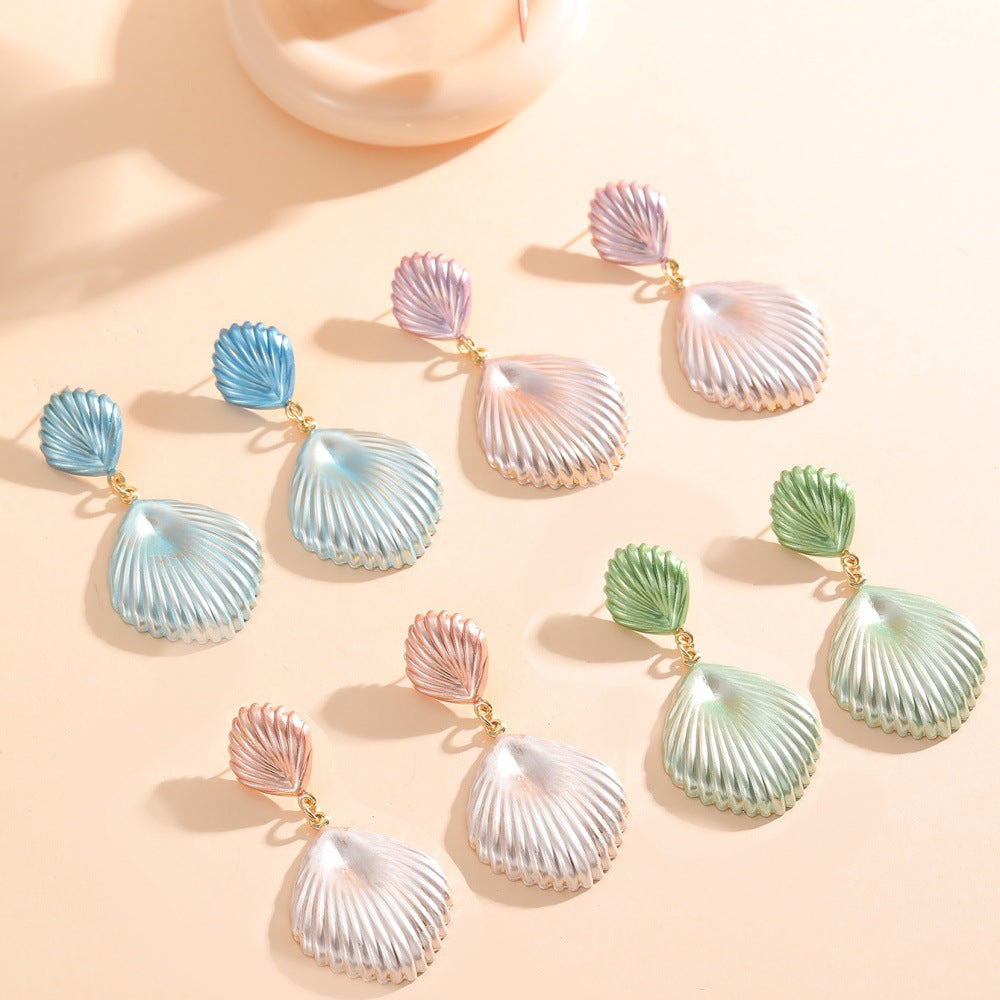 Damen Ohrringe im maritimen Muscheldesign Shop Nory