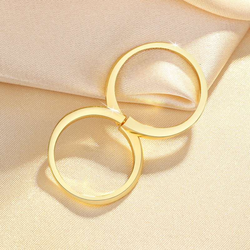 Damen Offener Ring aus hochwertigem Silber mit modernem, minimalistischen Design Shop Nory