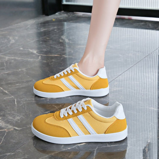 Damen Sneakers im sportlichen Retro-Look mit bequemer dämpfender Sohle