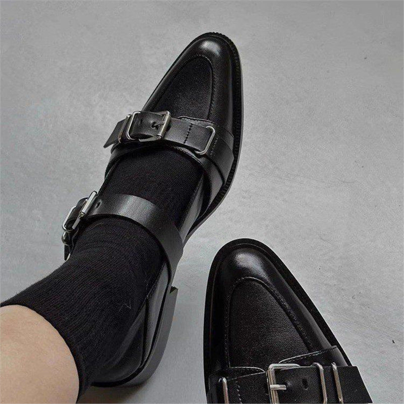 Damen Schnallen‑Monkstrap Slipper mit niedrigem Blockabsatz Shop Nory
