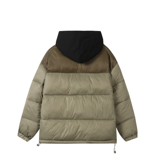 Unisex Kurz geschnittene High‑Loft Pufferjacke mit innenliegender Kapuze und Tunnelzugsaum Shop Nory