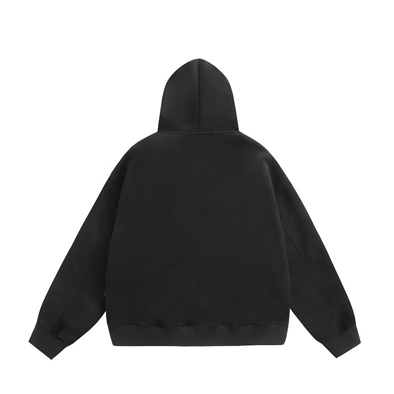 Unisex Oversize Kapuzenpullover mit Perlen‑ und Strassapplikation Shop Nory