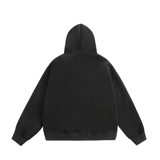 Unisex Oversize Kapuzenpullover mit Perlen‑ und Strassapplikation Shop Nory