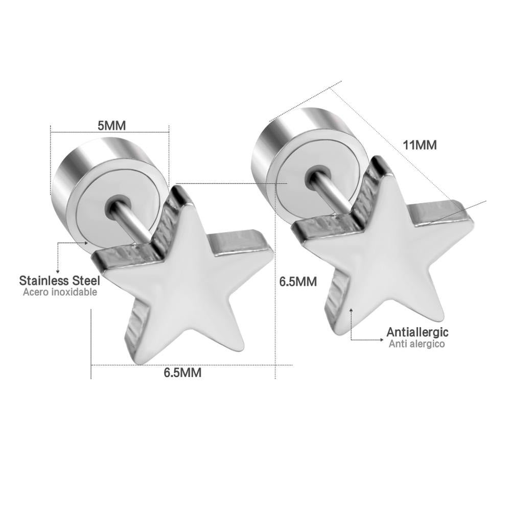 Damen Ohrstecker im Kreuzdesign aus hochwertigem Edelstahl Shop Nory