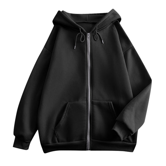 Damen nan extrabreite Zip-Kapuzenjacke mit weichem Fleecefutter, Kängurutaschen und gerippten Bündchen Shop Nory