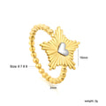 Damen Ring mit herzförmigem Anhänger und eleganter Zierde Shop Nory