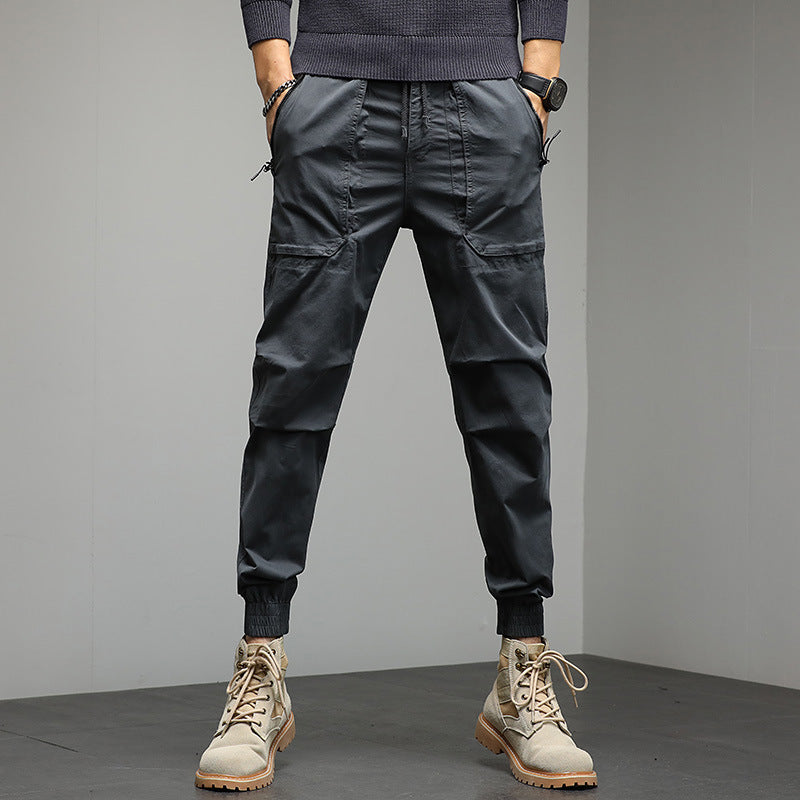 Herren Cargo-Joggerhose mit Utility-Taschen und elastischem Bündchen Shop Nory