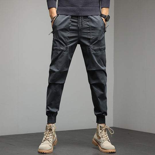 Herren Cargo-Joggerhose mit Utility-Taschen und elastischem Bündchen Shop Nory