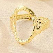 Damen Ring mit elegantem, organischem Design Shop Nory