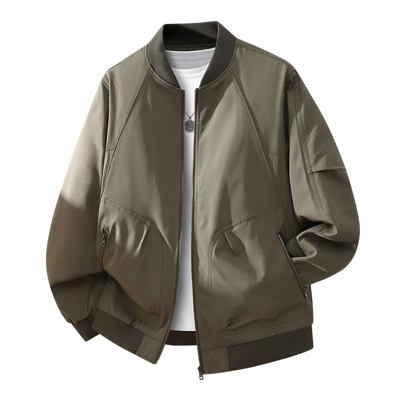 Herren Modische Bomberjacke mit Innenfutter Shop Nory
