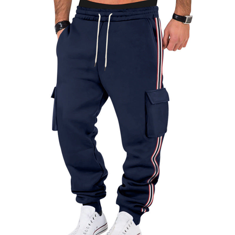 Herren Cargo-Joggerhose mit seitlichen Klapp‑Cargotaschen, Tunnelzug & Rippbündchen Shop Nory
