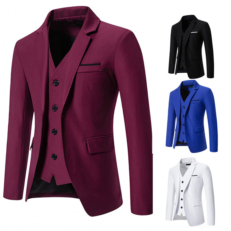 Herren elegant ausgestattetes mit Blazer, Weste
