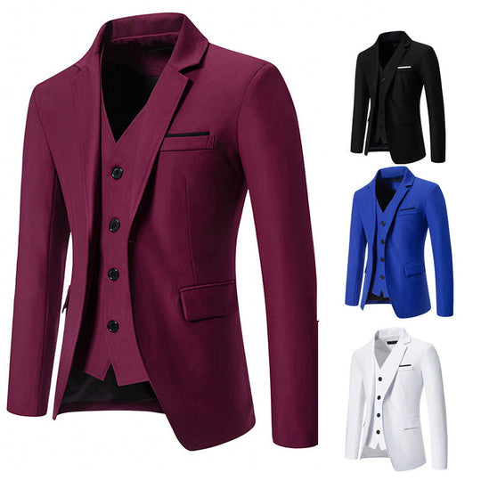Herren elegant ausgestattetes mit Blazer, Weste