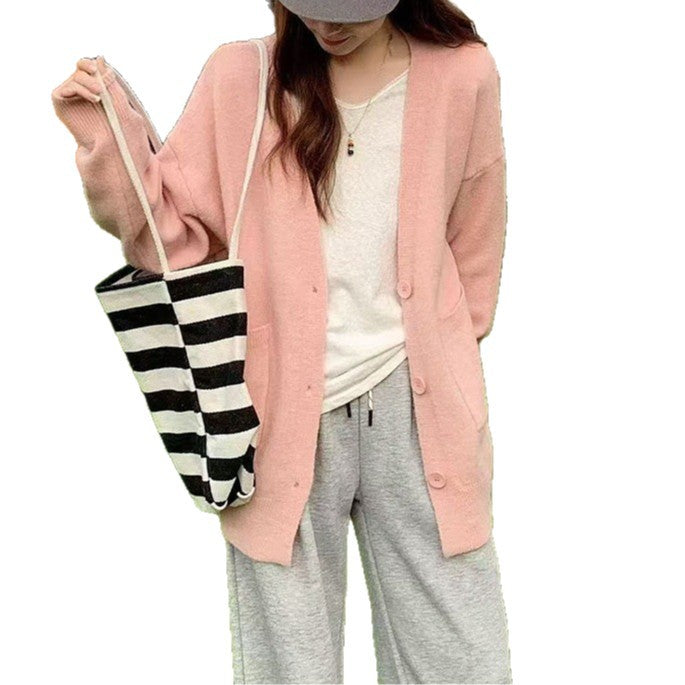 Damen Bequemer Oversized Cardigan Shop Nory