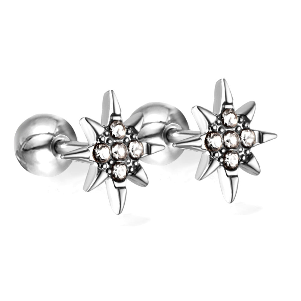 Damen Ohrringe mit funkelndem Sternendesign Shop Nory