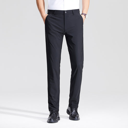 Herren Schlanke Business‑Stretchhose mit Bügelfalte und Komfortbund Shop Nory