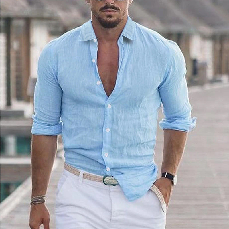 Herren Premium Hemd mit modernem Slim-Fit Schnitt und hautfreundlicher Textur