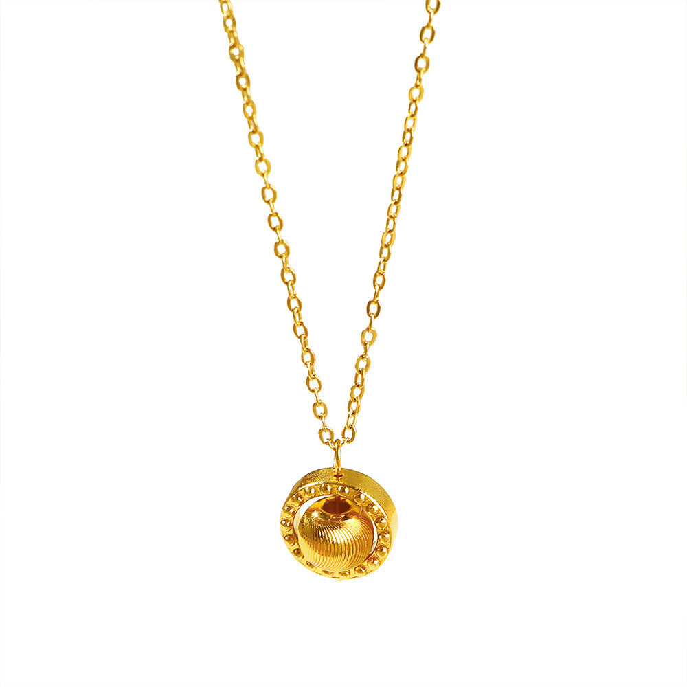 Damen Elegante vergoldete Kettenhalskette Shop Nory