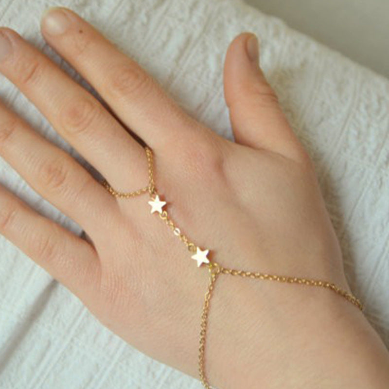 Damen Kette mit eleganten Perlenelementen Shop Nory
