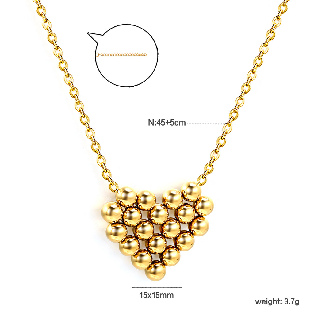 Damen elegante Halskette mit geometrischem Anhänger und verstellbarem Verschluss Shop Nory
