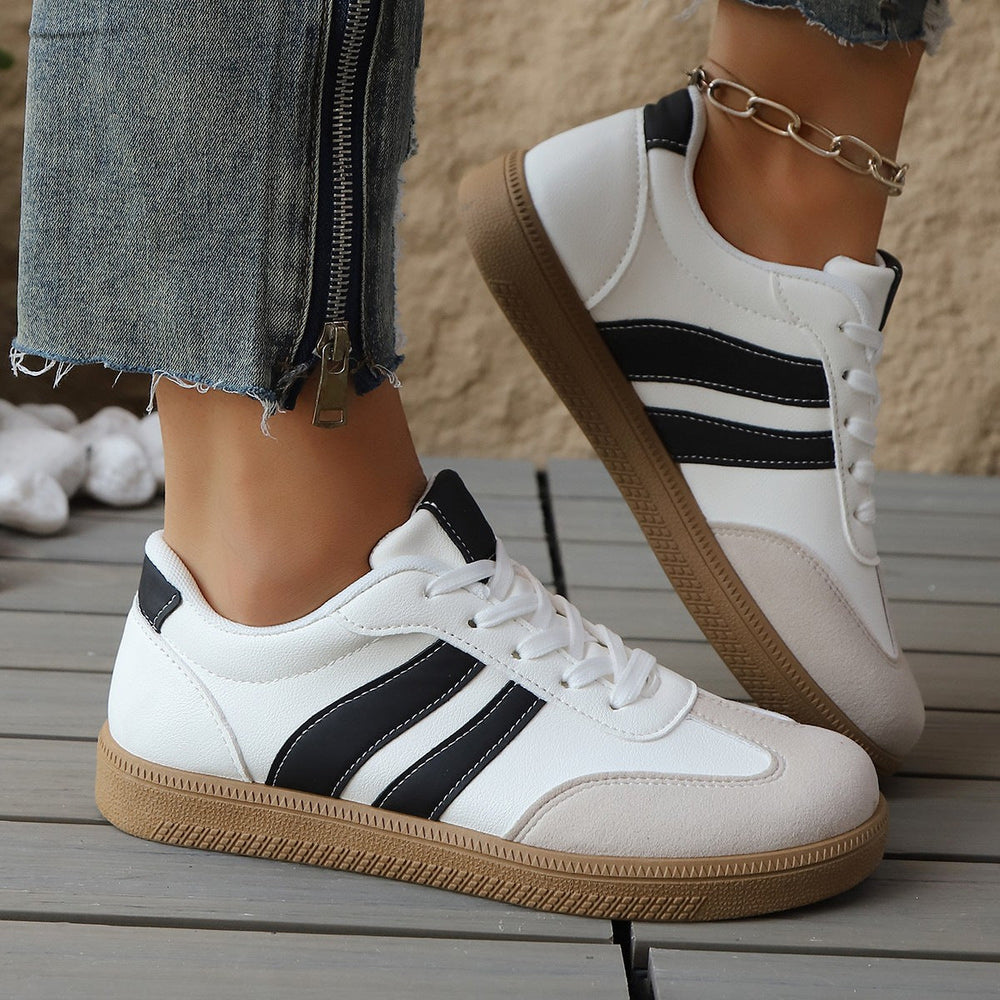 Damen Sneakers im sportlichen Retro-Stil mit hochwertigem Obermaterial Shopnory
