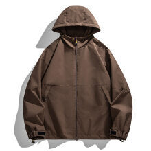 Herren Leichte Urban-Softshell Kapuzenjacke mit minimalistischer Nahtführung und verdecktem Reißverschluss Shop Nory