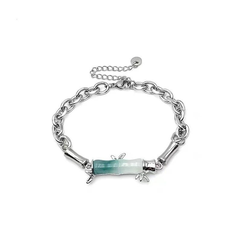 Damen Armband mit einzigartigem künstlichem Stein und elegantem Kettendesign Shop Nory