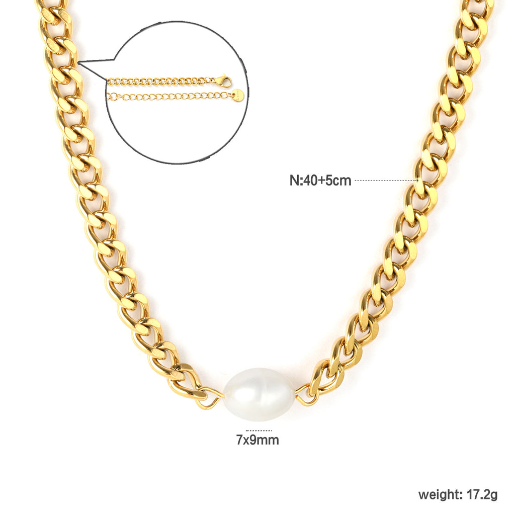 Damen Halskette mit herzförmigen Anhängern und verstellbarem Verschluss Shop Nory