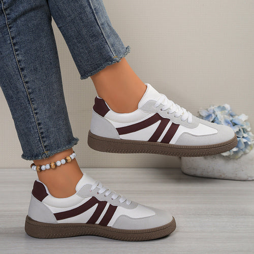 Damen Sportliche Sneakers mit retro-inspiriertem Design und bequemer Sohle