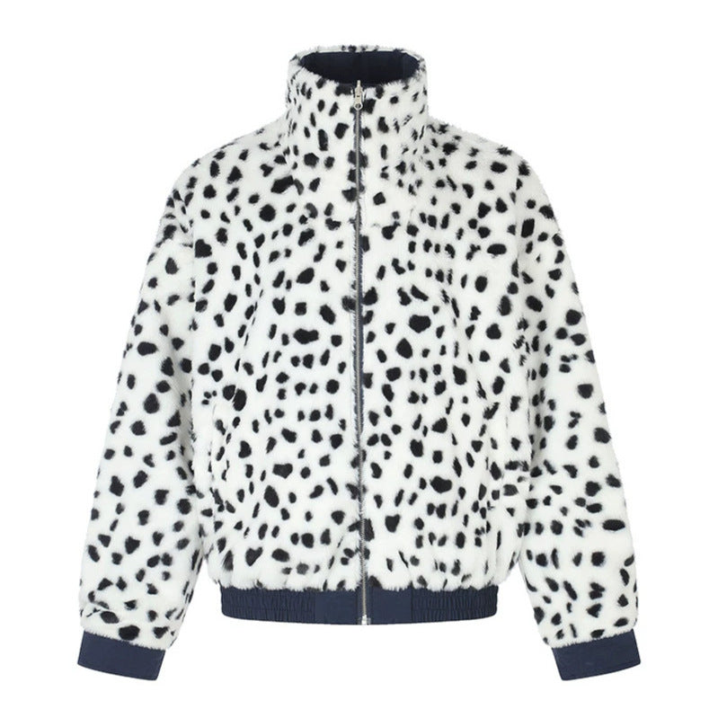 Damen Wattierte Blousonjacke mit Stehkragen und Leo‑Futter Shop Nory