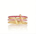 Damen Schmuckset aus funkelnden Ringbanden Shop Nory
