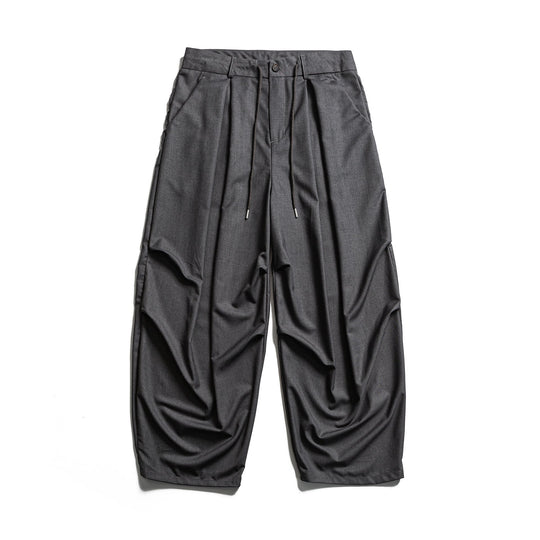 Herren Cropped-Hose mit Bundfalten, Tunnelzug und dezenter Bundverlängerung Shop Nory