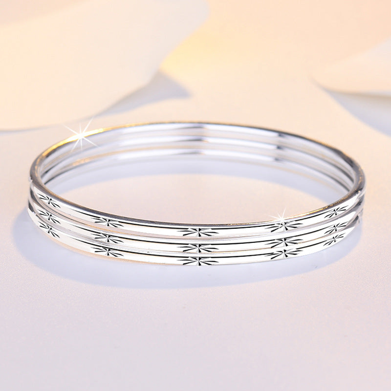 Damen Armreif-Set mit elegantem, filigranem Design und edlen Zirkonia-Details Shop Nory