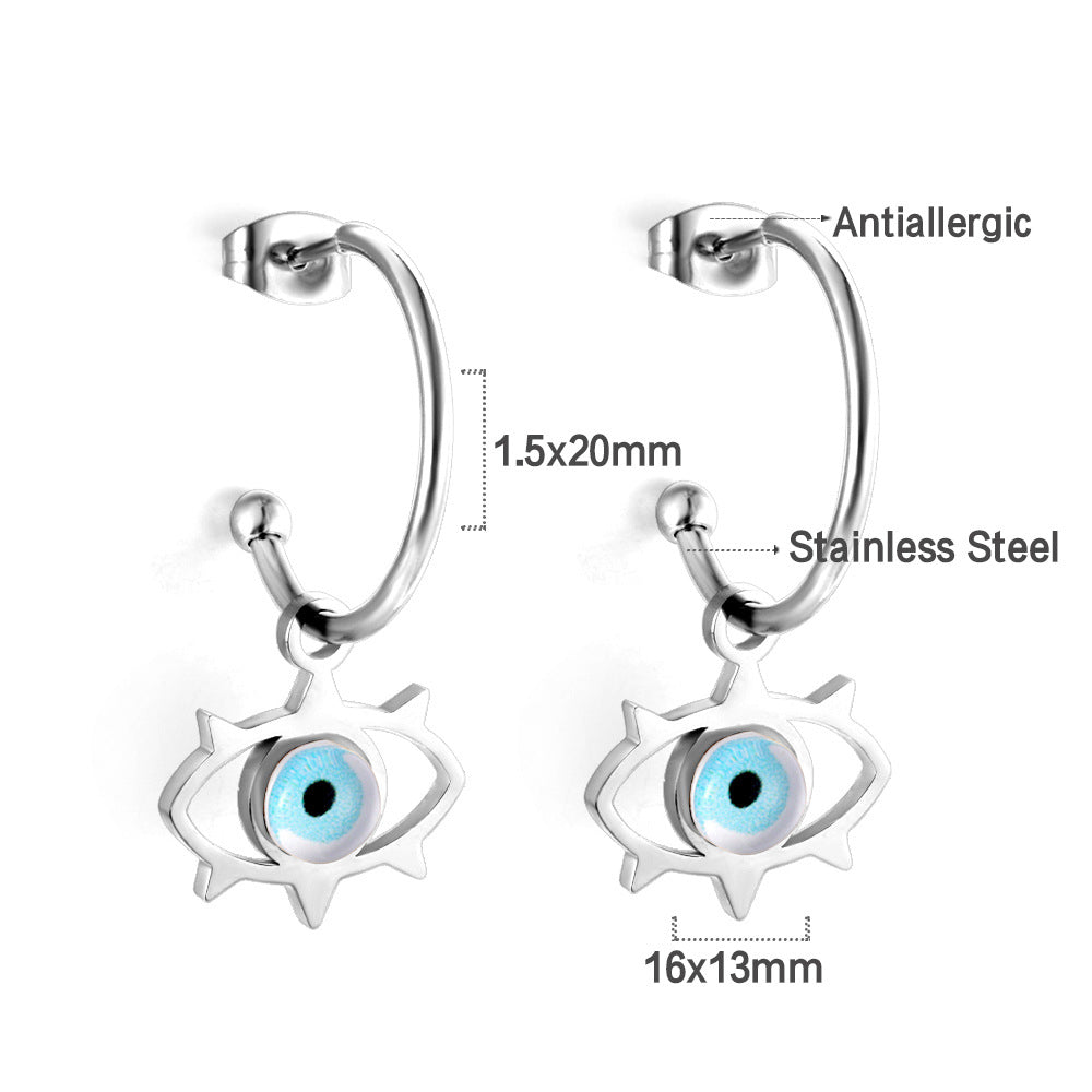 Damen Hängende Creolen mit strukturiertem Wellenmuster aus Edelstahl und hochwertiger Goldbeschichtung Shop Nory