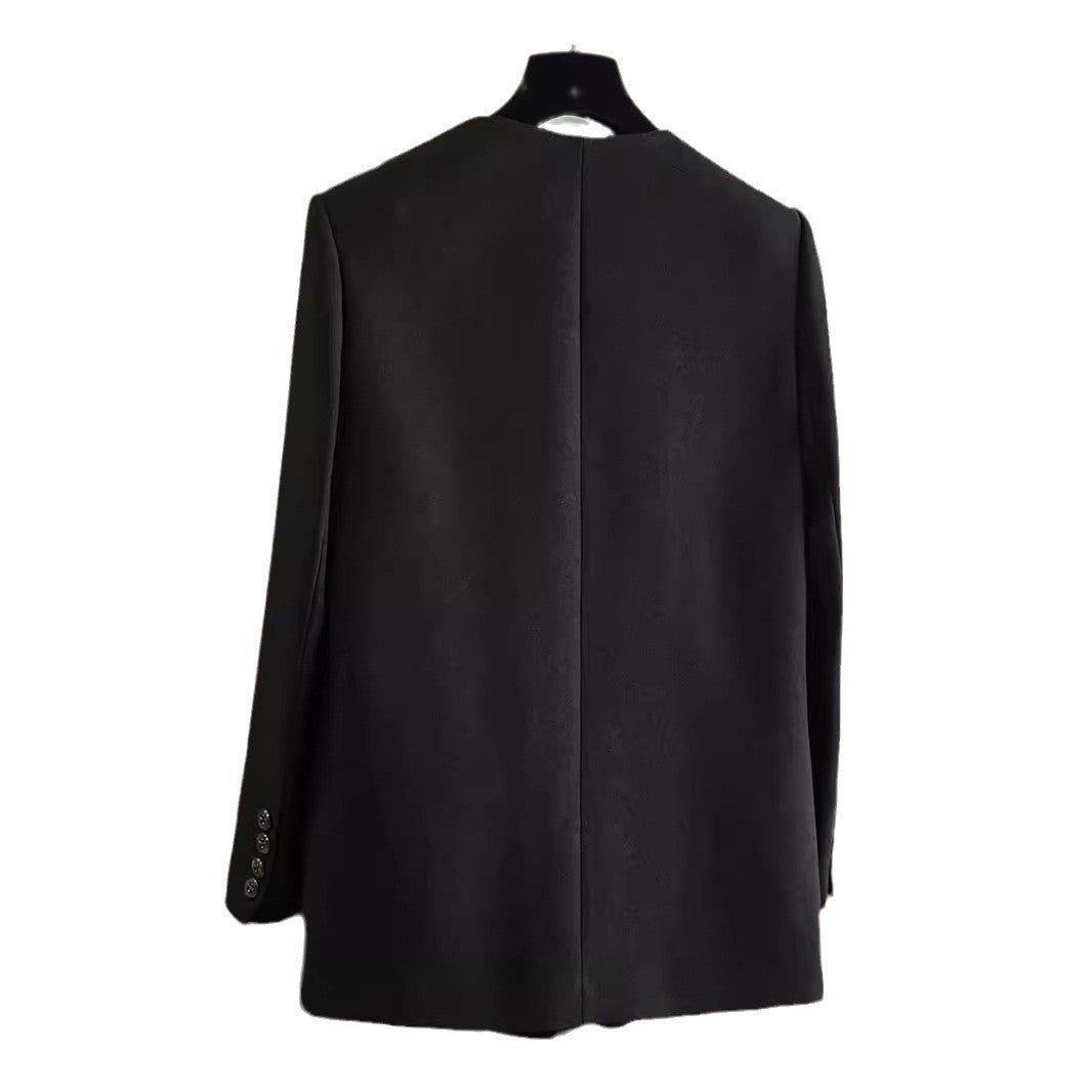 Damen Eleganter Blazer ohne Verschluss Shop Nory