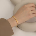 Frauen Gravierte Bar Armkette Shop Nory