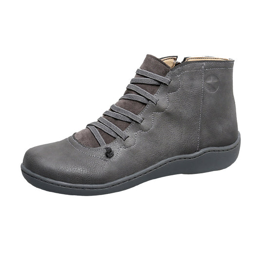 Damen komfortabler Schnür-Bootie mit ergonomischem Fußbett, weichem Schaft und flexibler Profilsohle Shop Nory