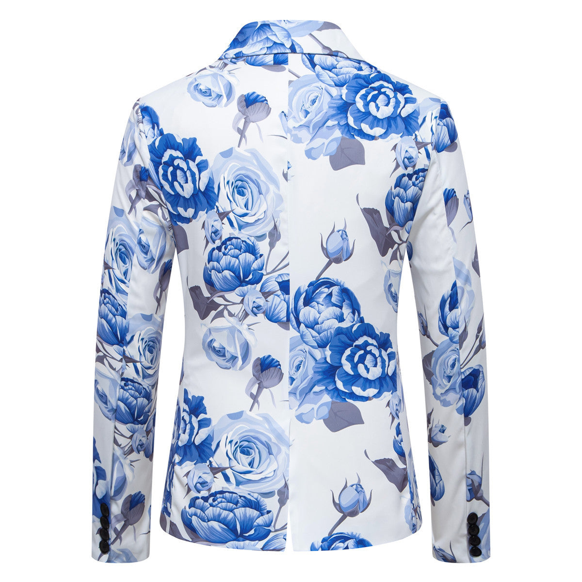 Herren eleganter Blazer mit floralem Design